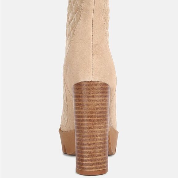Rag & Co Yoko Quilted Platform Booties  Women’s Size 9 New in Box - Picture 12 of 12